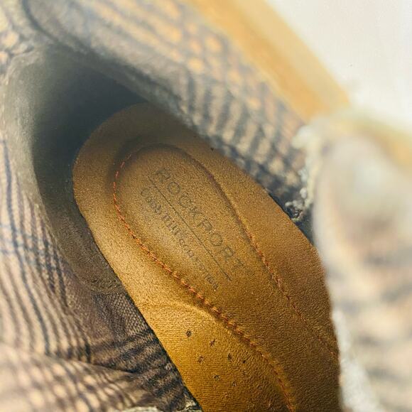 Rockport Beige Tan Suede Leather‎ Ankle Boots Size 6.5 - Picture 7 of 8